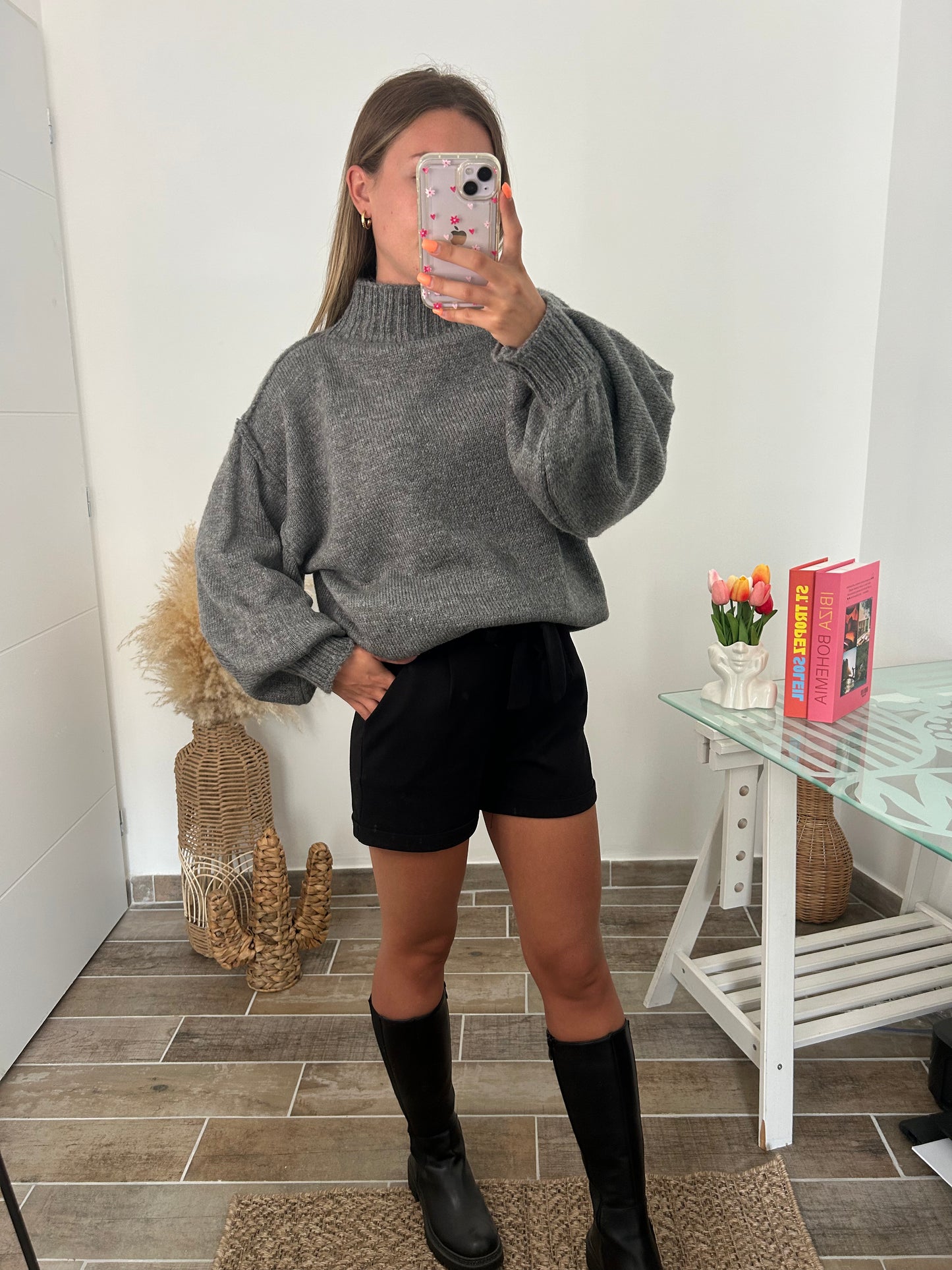 Pull CLÉO gris