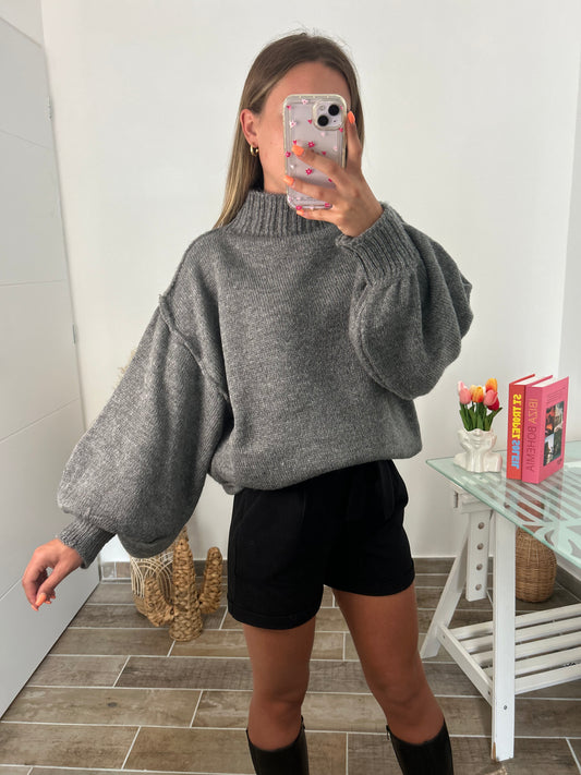 Pull CLÉO gris