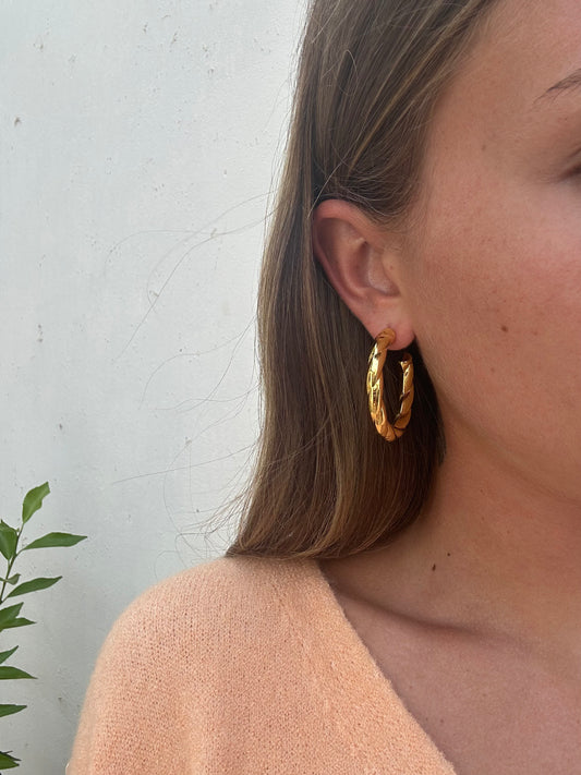 Boucles d'oreilles TORSADE