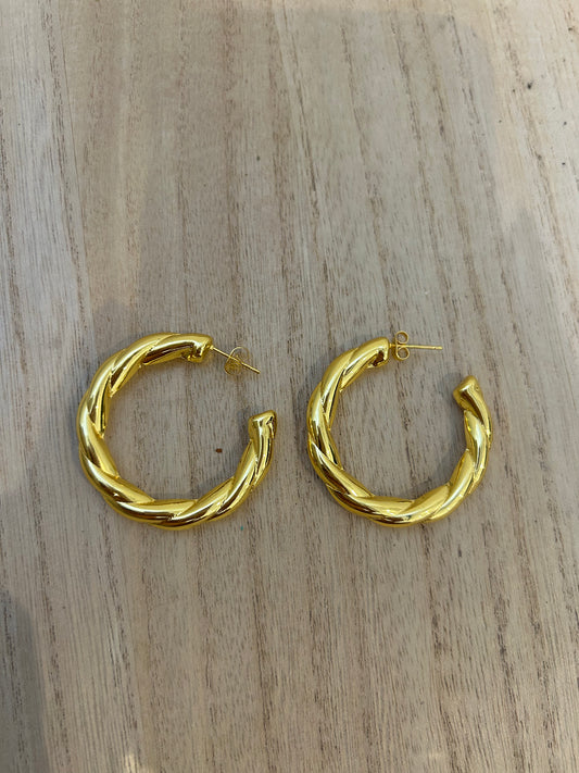 Boucles d'oreilles TORSADE