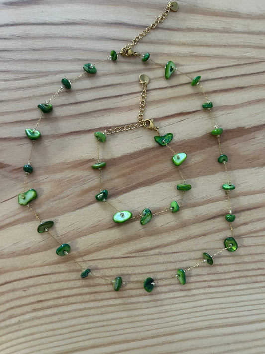 Bracelet PIERRES VERT