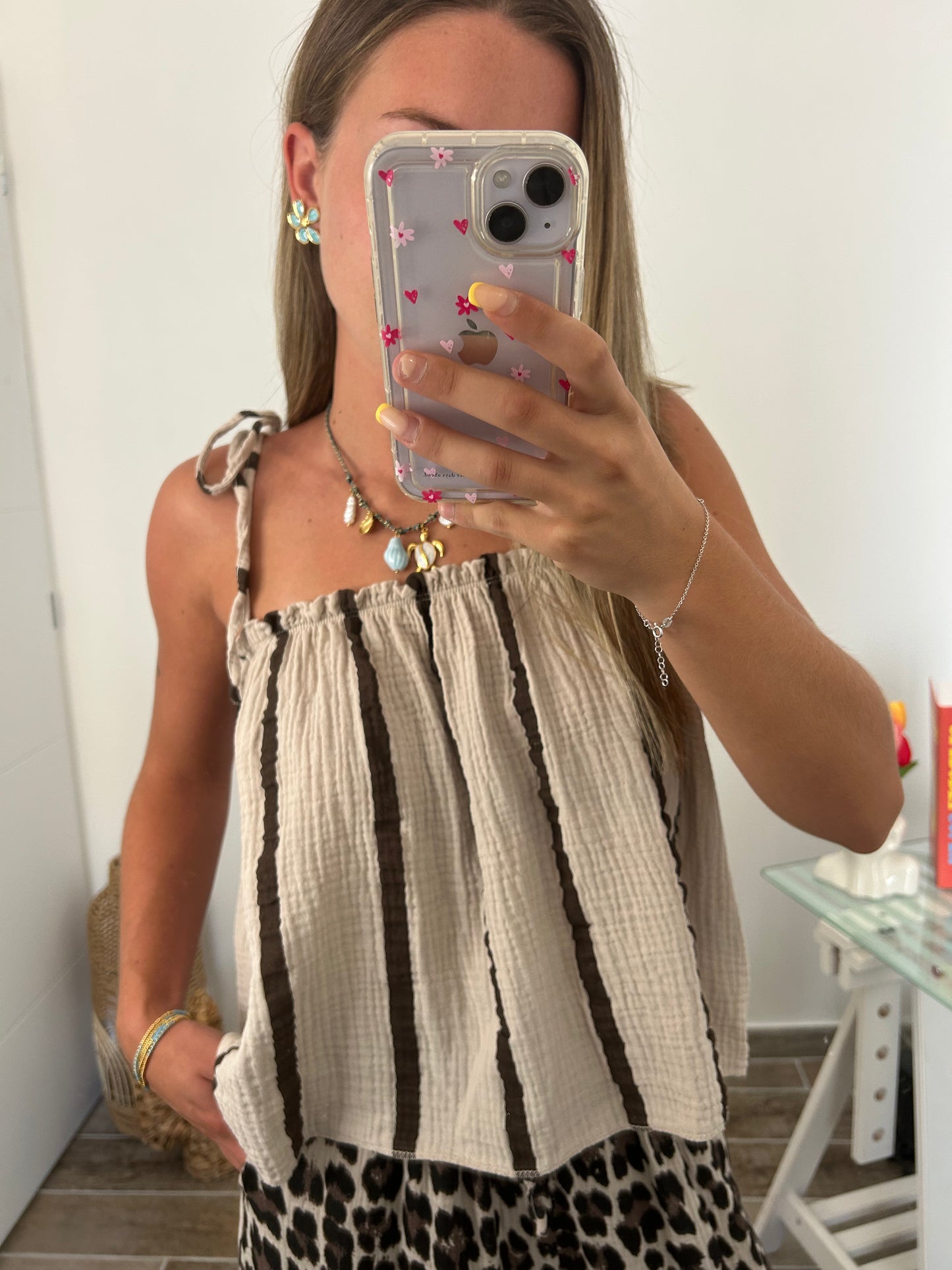Top COLINE rayé