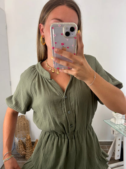 Robe/short JULY kaki