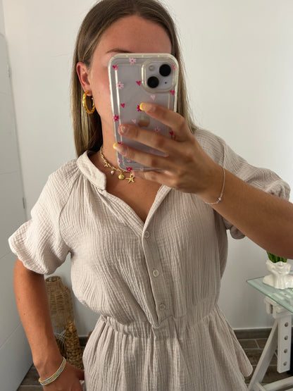 Robe/short JULY beige