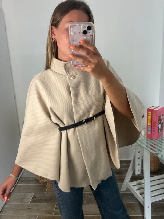Cape Poncho LYA beige